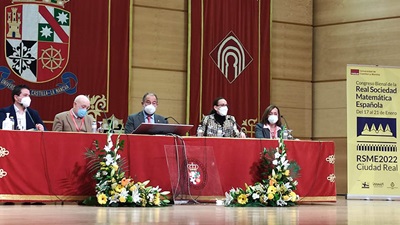 Imagen de la inauguración del Congreso Bienal de la Real Sociedad Matemática Española