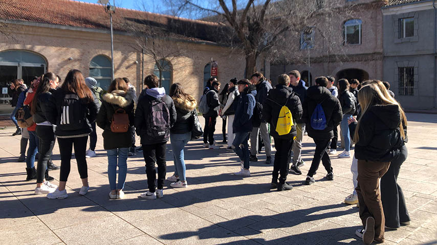 Visitas de los preuniversitarios en el Campus de Toledo.