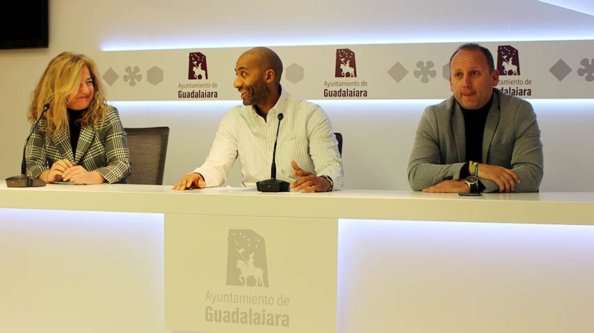 Leonor Gallardo, Armengol Engonga y José Esteban Gálvez