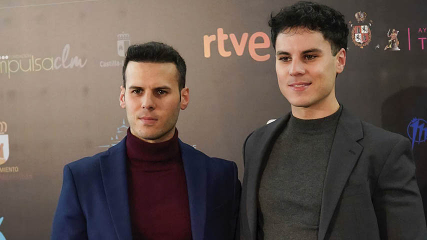 Carlos Valle, a la izquierda, en la última edición del festival CIBRA