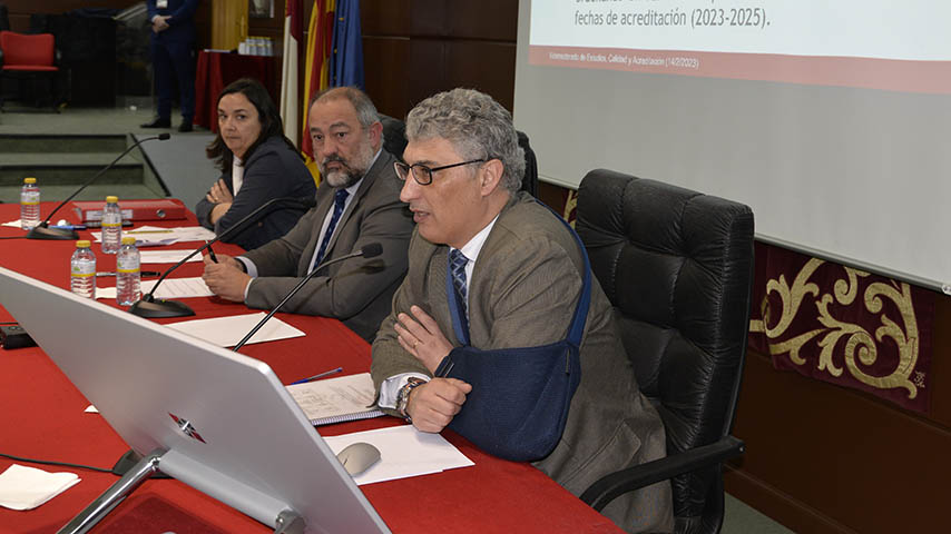 Consejo de Gobierno en el Campus de Ciudad Real.