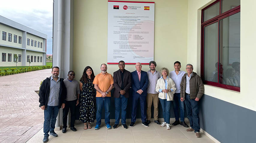 La delegación de la UCLM, en la Universidad de Cuanza
