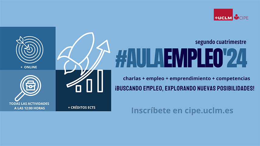 AulaEmpleo24. Inscríbete en cipe.uclm.es