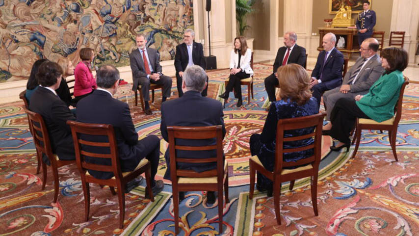 Audiencia de CRUE con el Rey Felipe VI