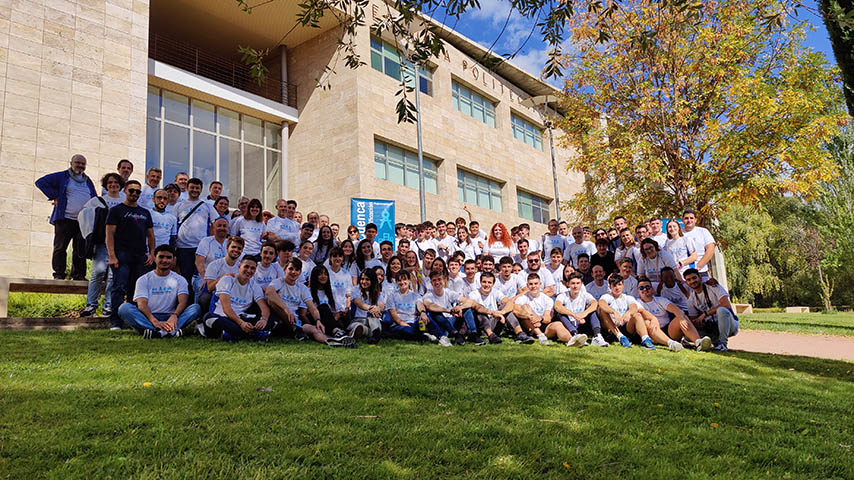 Estudiantes de la Politécnica de Cuenca en una imagen de archivo