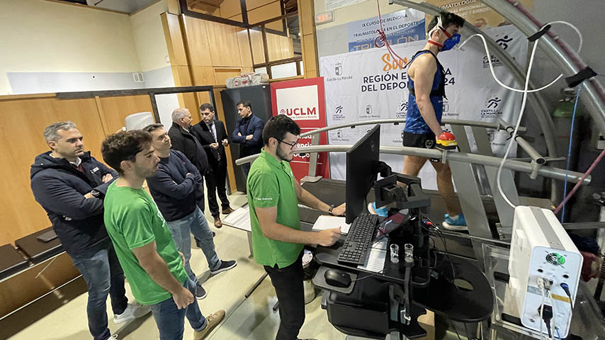 Prueba de esfuerzo en la Unidad de Valoración y Diagnóstico del Alto Rendimiento Deportivo.