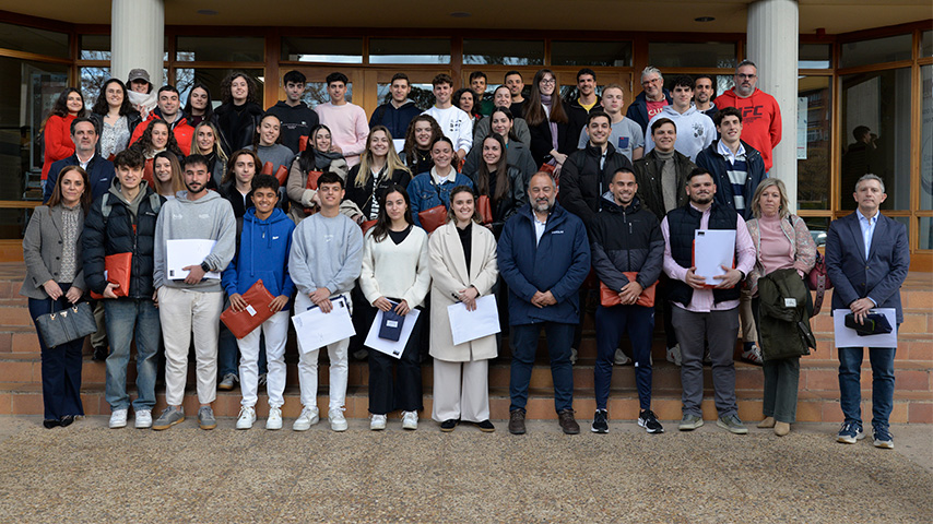 Entrega de reconocimientos en los campus de Toledo (1), Albacete (2), Ciudad Real (3) y Cuenca (4).