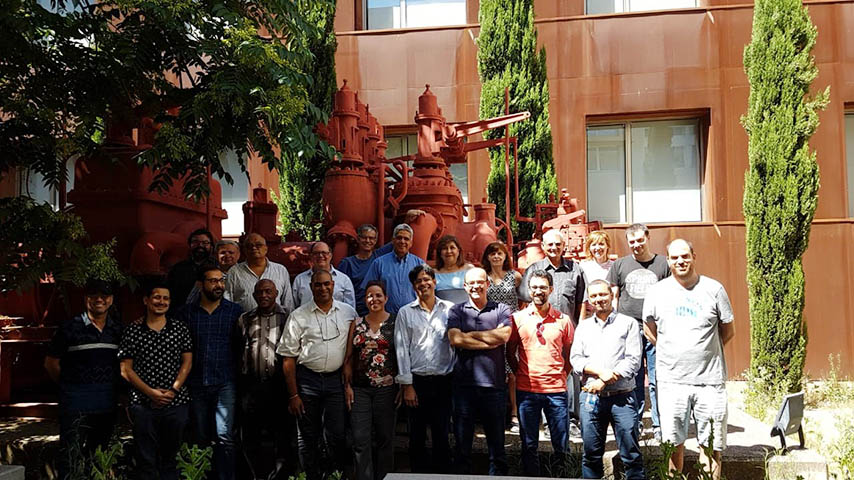 Investigadores durante su estancia en la UCLM