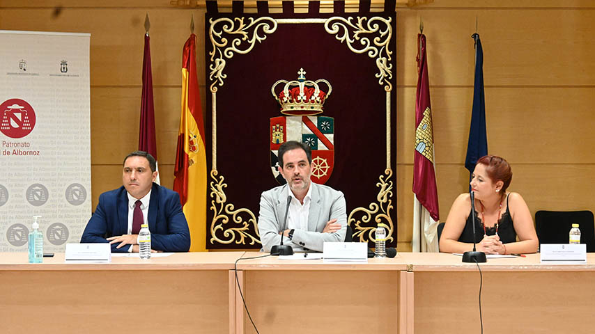 Desde la izquierda, Álvaro Martínez Chana, César Sánchez Meléndez y Saray Portillo Panadero