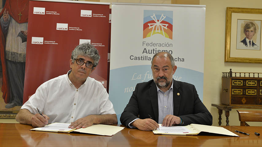 Convenio marco de colaboración entre la UCLM y la Federación de Autismo de Castilla-La Mancha.