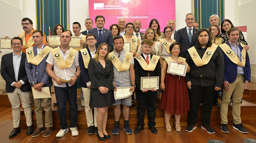 Acto de graduación de la primera promoción del curso ‘Incluye e Inserta Ciudad Real’.