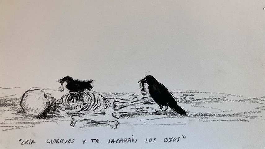 Ilustración ganadora XIV Concursos Culturales estudiantes UCLM
