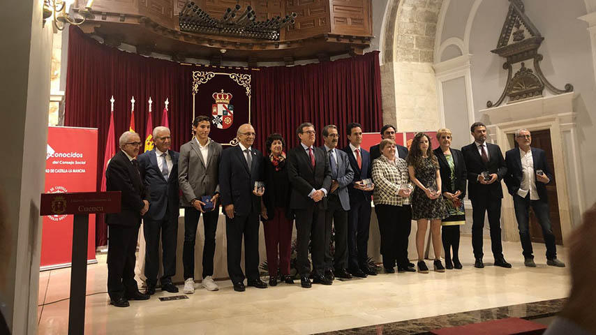 Entrega de premios Reconocidos 2017 del Consejo Social, celebración del pleno ordinario y reunión con empresarios.