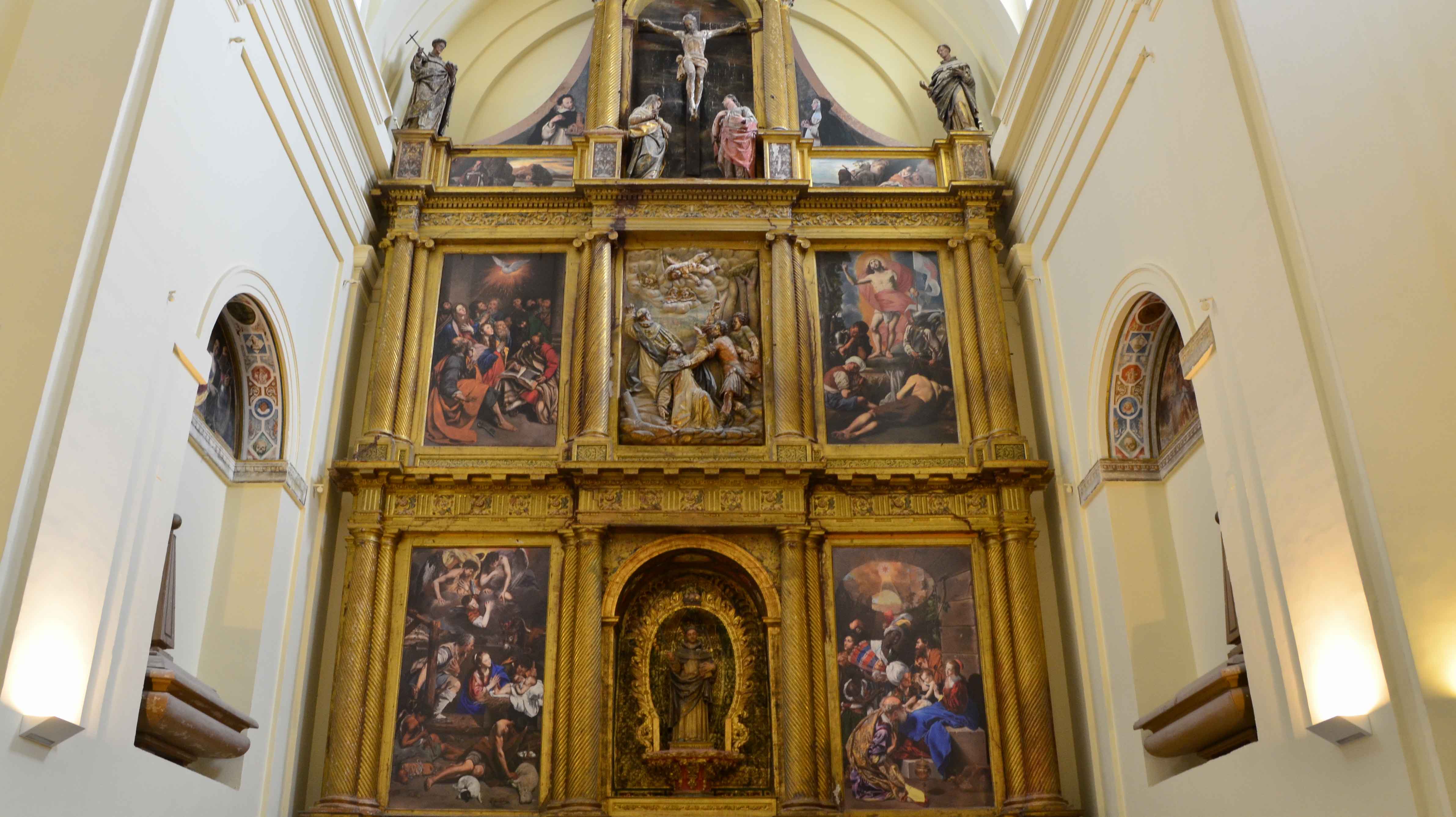 retablo iglesia San Pedro Mártir Toledo