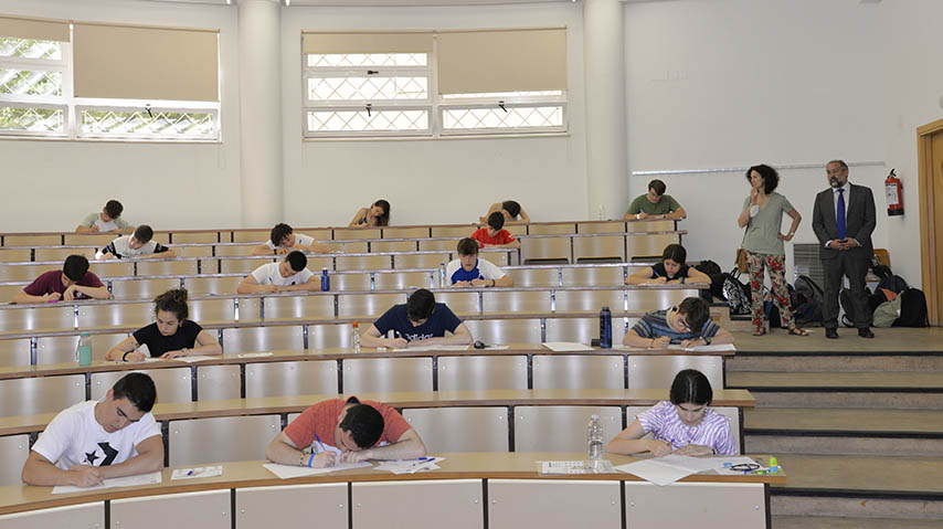 Comienzo de la EvAU en la UCLM.
