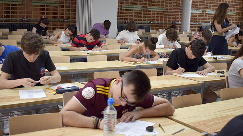 Comienzo de la EvAU en la UCLM.