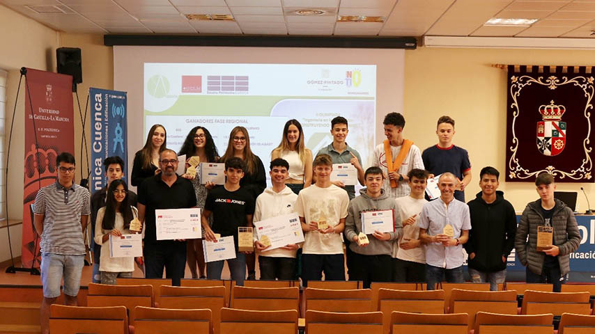 Equipos ganadores de la fase regional de la Olimpiada de Edificación