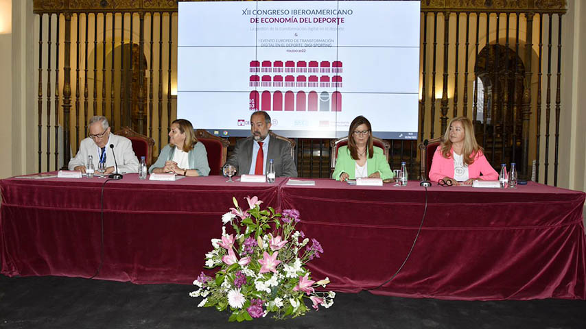 Carles Murillo, Rosa Ana Rodríguez, Julián Garde, María Jesús Pérez Lozano y Leonor Gallardo