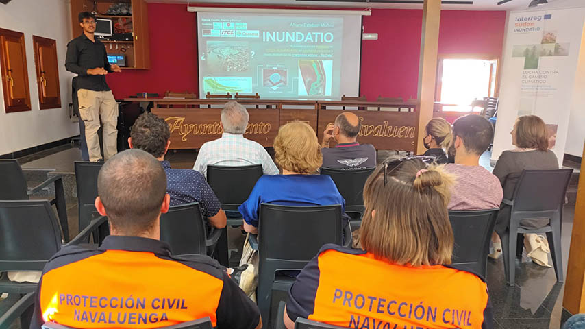 Primera jornada del proyecto INUNDATIO en Navaluenga.