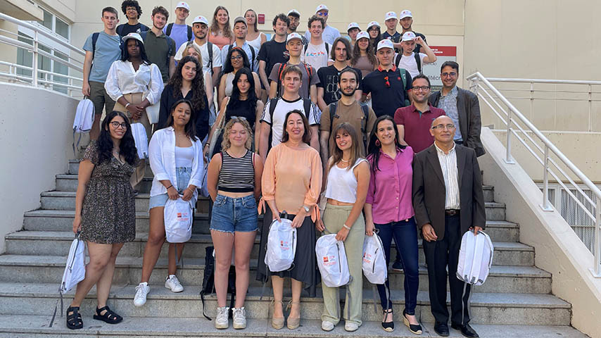 La UCLM recibe a 32 estudiantes de ingeniería civil de la Universidad ESTP de París