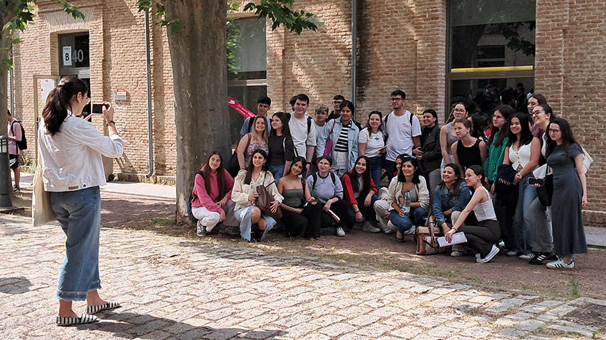 Estudiantes durante el desarrollo de la PAU en el Campus de Toledo