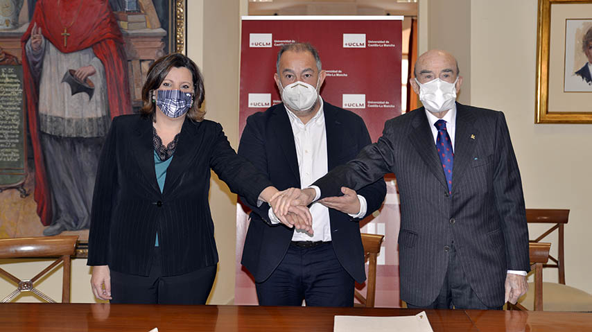 Firma para la renovación del convenio GEM Castilla-La Mancha.