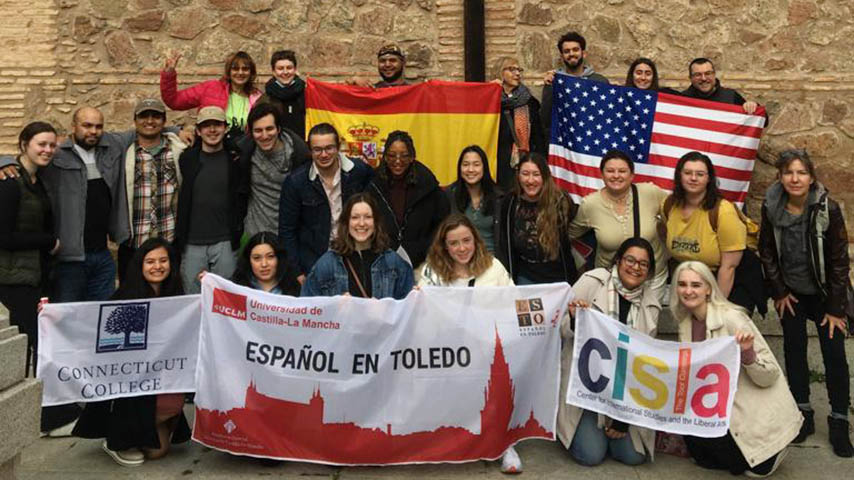 estudiantes grupo CISLA en Toledo
