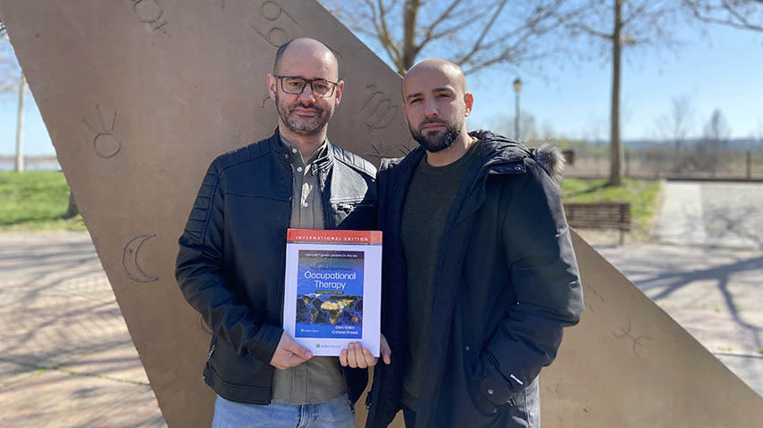 Profesores Pablo Antonio Cantero Garlito y Daniel Emeric Méaulle.