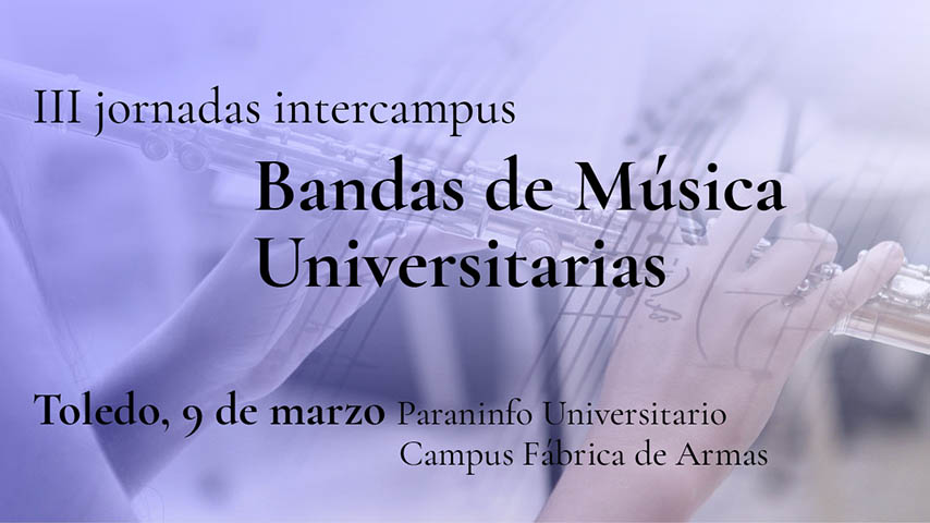 Imagen promocional del III Intercampus de Bandas Universitarias.