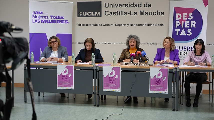 Presentación de actividades por el Día Internacional de la Mujer en Cuenca. 
