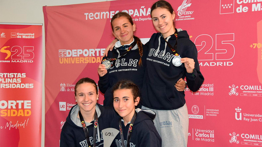 Dos medallas de plata para la UCLM en el Campeonato de España Universitario de Campo a Través 2025.