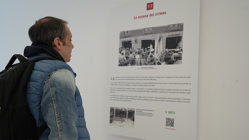 Inauguración de la exposición “Rolando 2:15-2:45. 50 años de la primera masacre de ETA”.