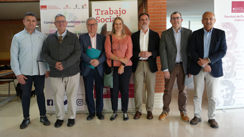 Raquel Martí, presidenta de UNRWA España, en el seminario 'Voces desde el conflicto y la periferia: una mirada desde los Derechos Humanos'