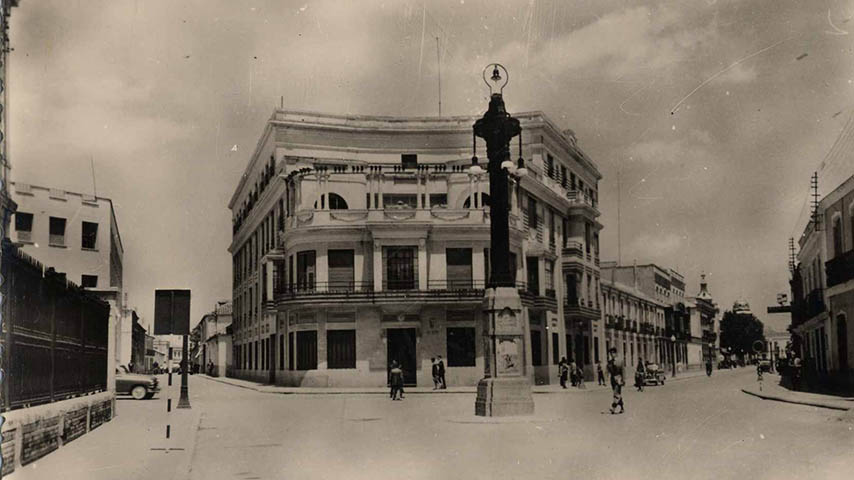 Antigua avenida de los mártires en Ciudad Real