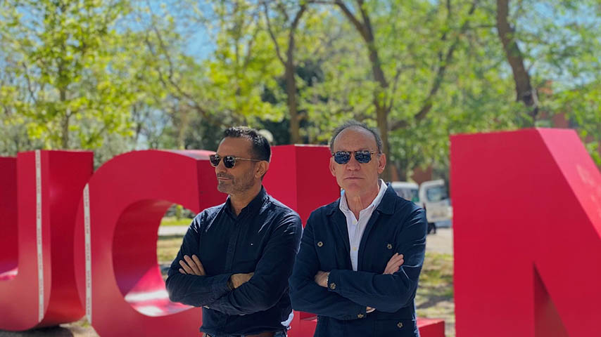 Los investigadores Antonio Durán Segovia y José María Monteagudo Martínez