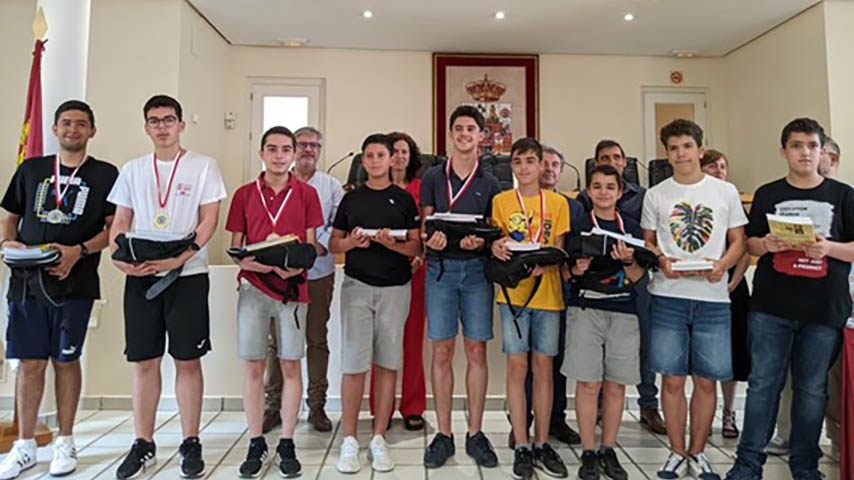 Los alumnos ganadores de la Olimpiada Matemática