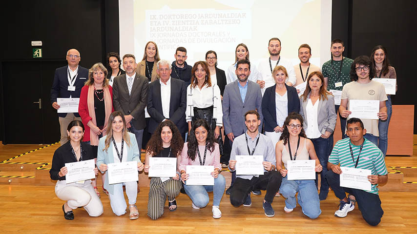 Premiados en las Jornadas Doctorales del G-9.