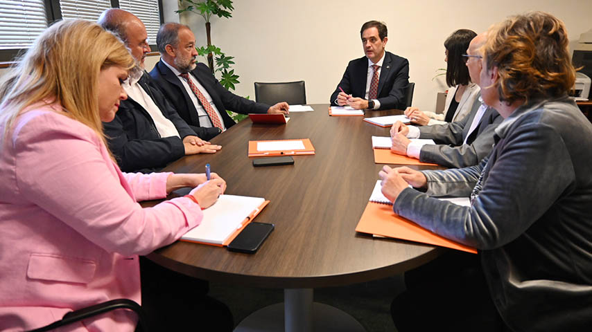 Reunión entre el rector de la UCLM y el vicepresidente de la Junta.