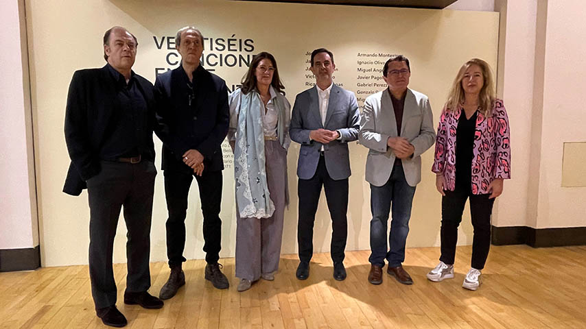 Inauguración de la exposición sobre Patxi Andión en Toledo.