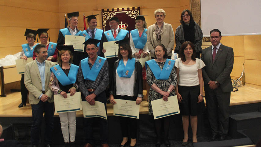 Actos de la clausura del Programa Universitario para Mayores José Saramago 