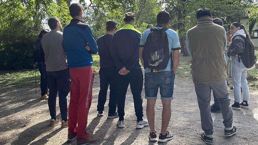 Visita del CIS Concepción Arenal de Ciudad Real al centro 'El Chaparrillo'.