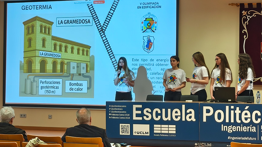 V edición de la  Olimpiada de Ingeniería en Edificación en la Escuela Politécnica del campus de Cuenca.