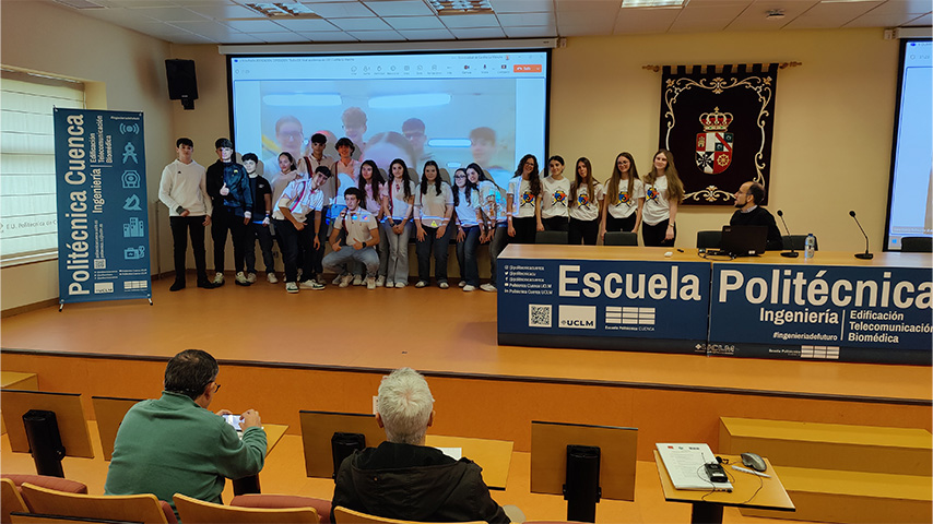 V edición de la  Olimpiada de Ingeniería en Edificación en la Escuela Politécnica del campus de Cuenca.
