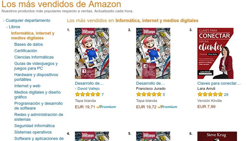 Libros de la UCLM, entre los más vendidos en Amazon.