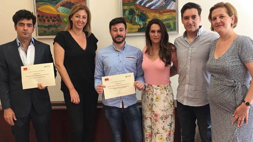 Premio Proyecto Emprendedor-UCLM 2017.
