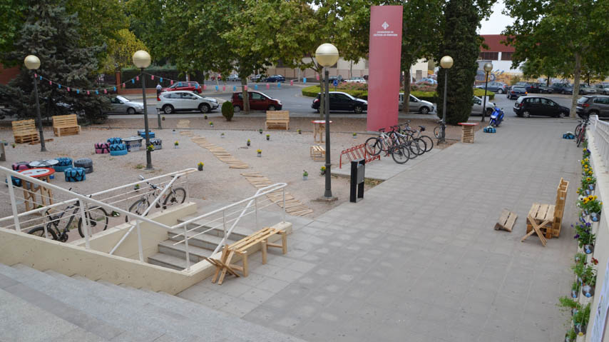 Proyecto de urbanismo táctico de la Escuela de Caminos.