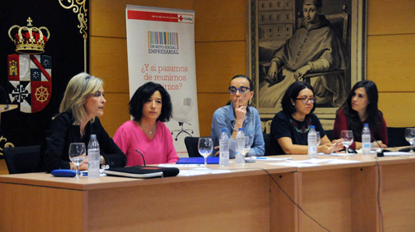 Ana Marta Olmo, durante su intervención