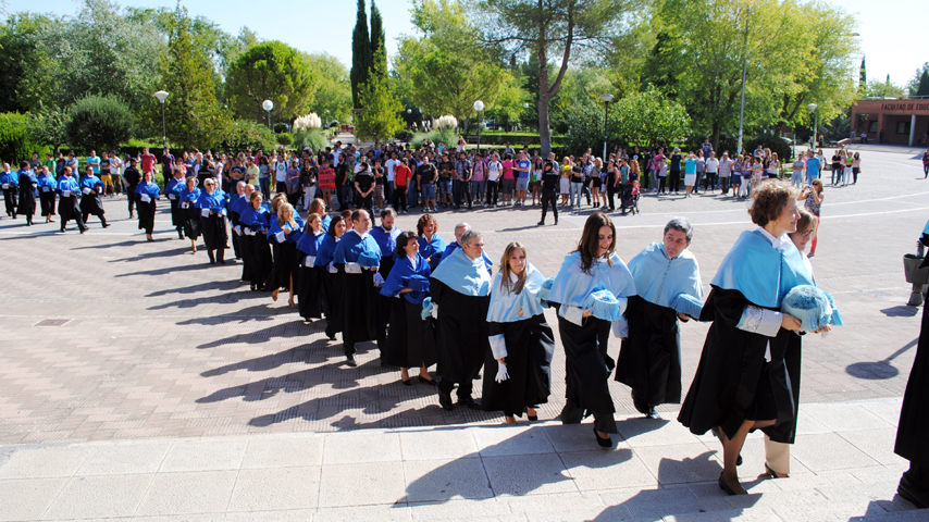 Imagen de archivo de la apertura del curso 2013/2014 en Albacete
