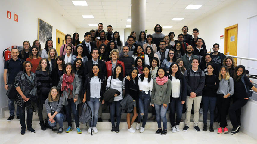 Alumnos internacionales, a su llegada al Campus de Cuenca