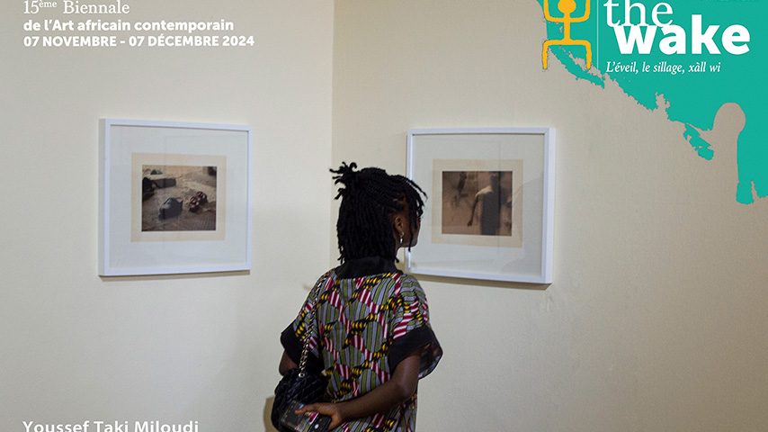 Las obras de Youssef Taki en la XV edición de la Bienal de Arte de Dakar “The wake”.